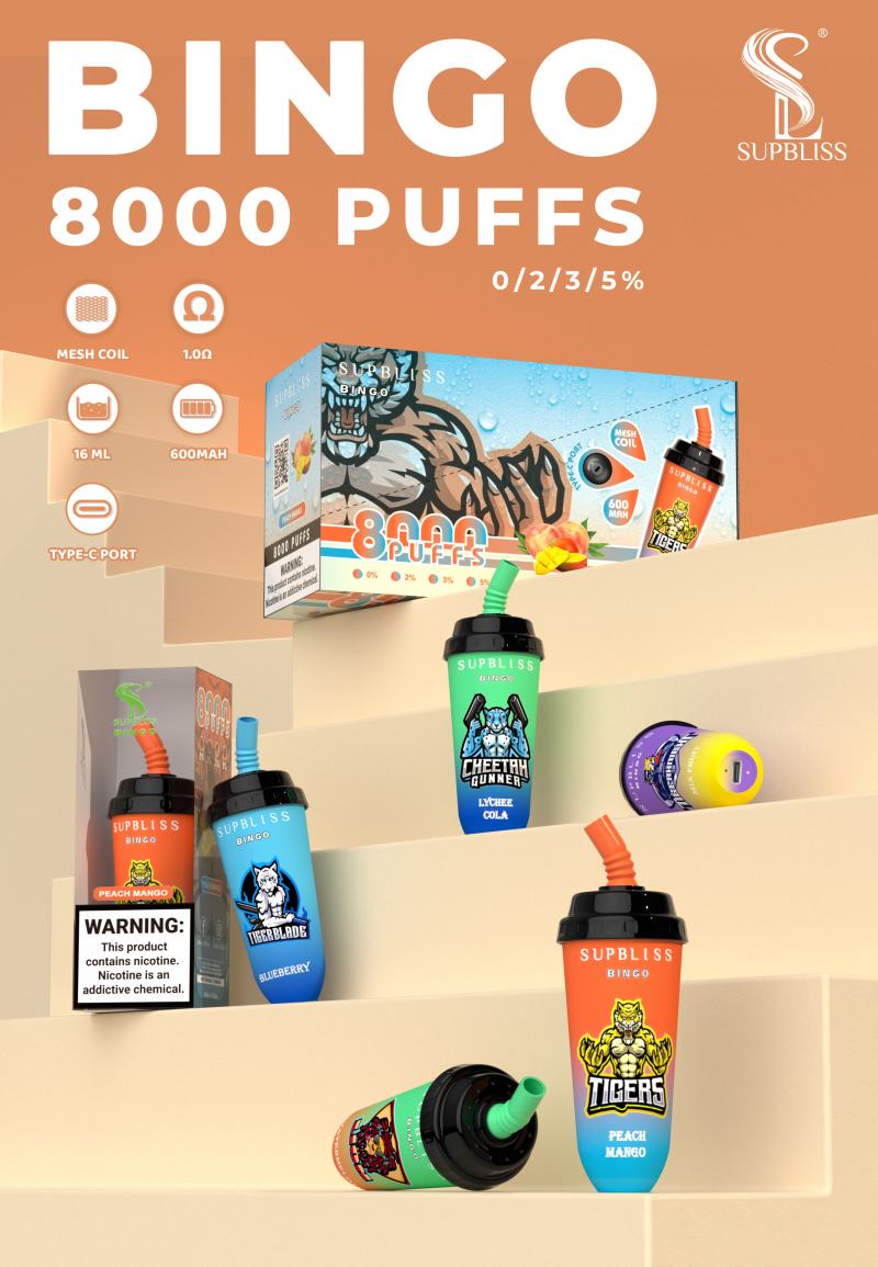 SUPBLISS BINGO 8000 VAPE PUFF