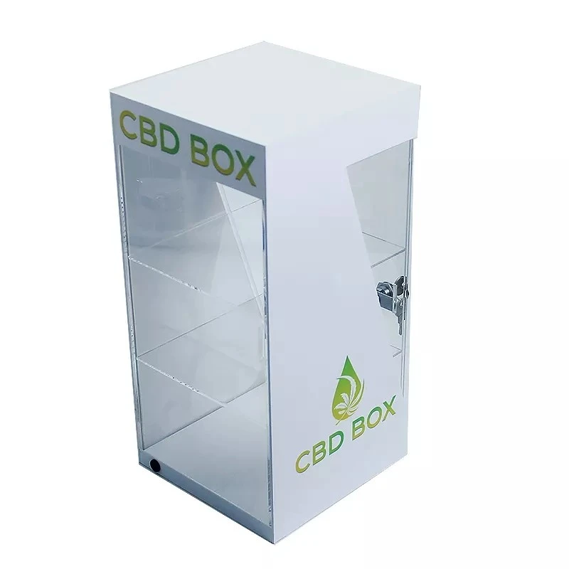 White luminescent electronic atomizer display cabinet with lock vapes White luminescent electronic atomizer display cabinet with lock vapes