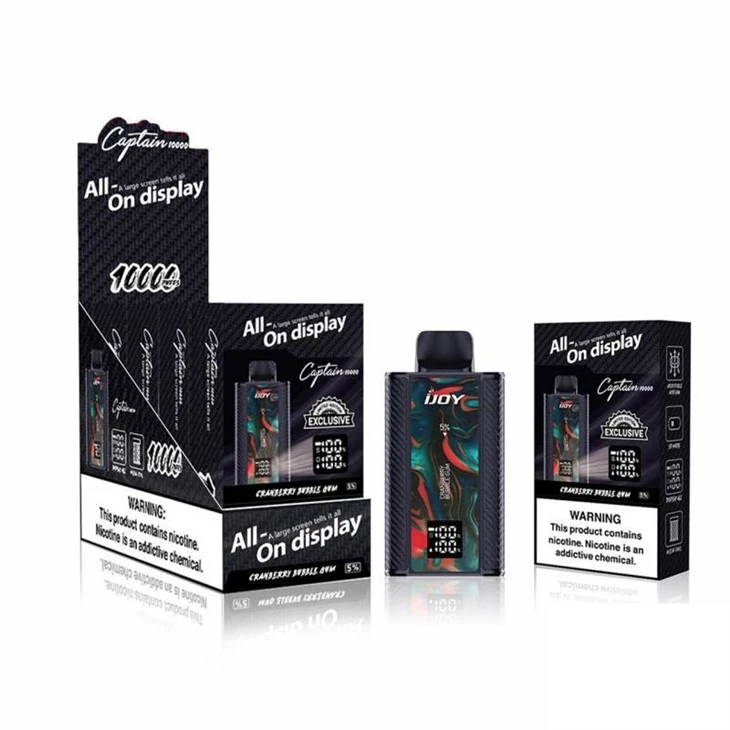 iJoy Captain 10000-cranberry-bubble-gum