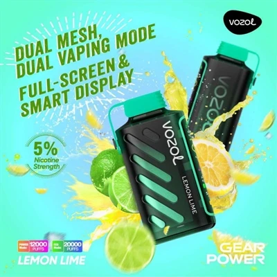 Berapa lama Vozol Gear Power 20000 digunakan?
