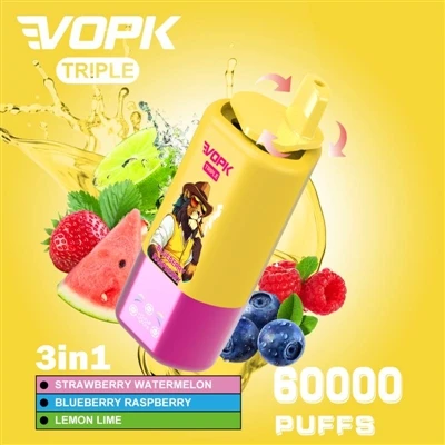 Vopk Triple 60000 Puffs Tiga Pengalaman Vape Best