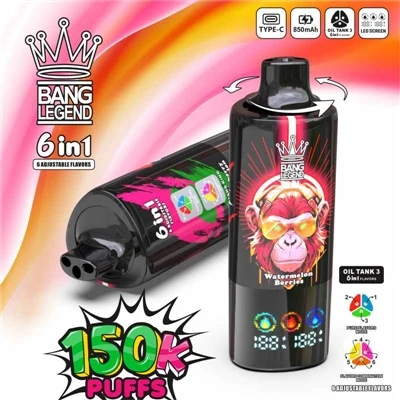BANG LEGEND 150K Pakai E-Rokok: Pengalaman Inovatif Utama Dengan Tiga Tin Dan...