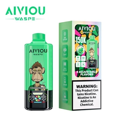 WASPE Aiviou 6 dalam 1 150K Puffs Disposable Vape – Berkapasiti-tinggi, rokok...