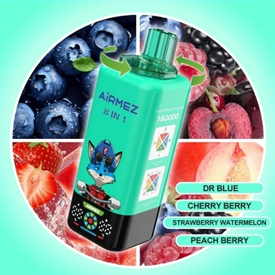 Airmez 8IN1 160K: Pilihan Praktikal Untuk Rokok Elektronik Pakai Volume Tingg...