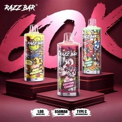 Razz Bar 60000: Membuka Era Baharu Dengan-Rokok E-Buang Berkapasiti Tinggi.