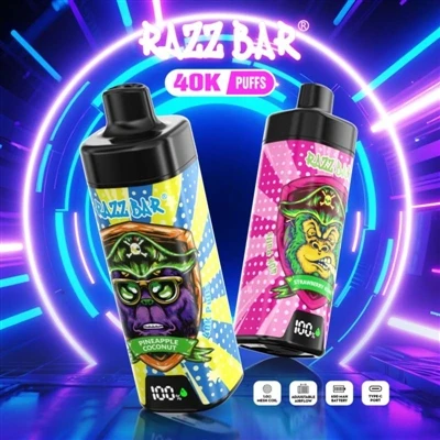 Razz Bar 40000 E-Rokok Pakai: Pengalaman Vaping Terbaik-berkapasiti tinggi,{3...