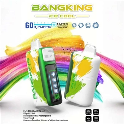 BANGKING ICE King COOL 60K: Penanda Aras Baharu Untuk E-rokok pakai buang.
