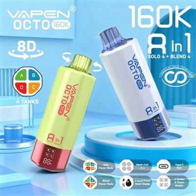 Pelbagai Perisa, Tiada Kompromi: Cara Vapen Octo 160K 8in1 Mentakrifkan Semul...