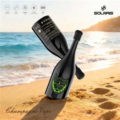 SOLARIS Champagne 30000 Puffs 30K E-rokok: Apabila Kiraan Puff Tinggi Memenuh...