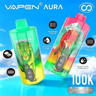 VAPEN AURA 100K: Apabila 'sekali pakai' Tidak Lagi Bermakna Settle
