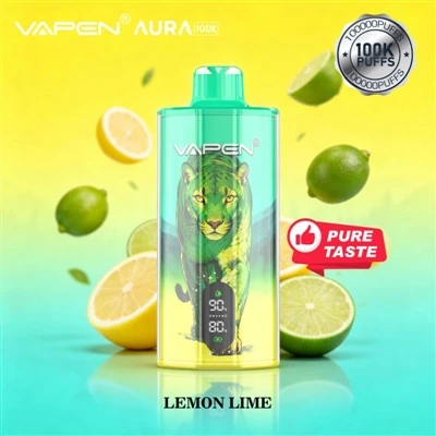 VAPEN AURA 100K PUFFS — Peranti Vaping-Tahan Lama Untuk Vaper Muda