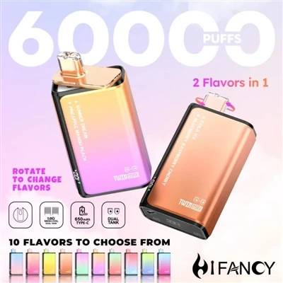 HIFANCY TWINMAX 60K — Nikmati Dua Perisa Sepuasnya, Nikmati Setiap Suapan