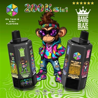 BANG BLAZE 200000 6dalam1: Enam Perisa dalam Satu, Anda Benar-benar Boleh Ber...
