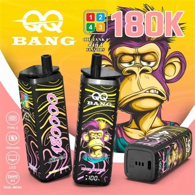 QQ BANG 180K 4in1: Pengalaman Vape Terunggul Dengan Empat Perisa Sekaligus