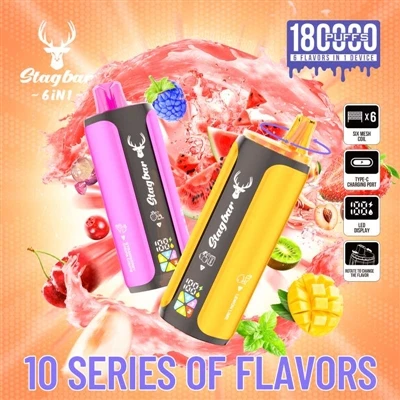 StagBar 6in1 180K Puffs Vape: Apabila E-rokok Tidak Lagi Monoton, Tetapi Mula...