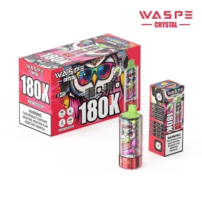 Waspe Crystal 8-dalam-1 180,000 Puffs Vape: Contoh Utama 'Multi-Era Integrasi...