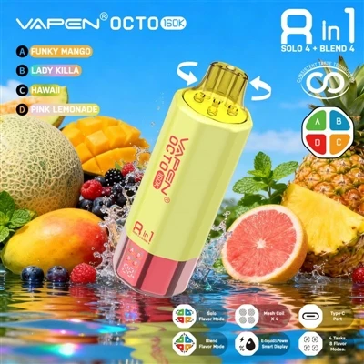 Vapen Octo 160K Puffs 8-dalam-1: Apabila Pelbagai Perisa Bukan Lagi Gimik, Te...