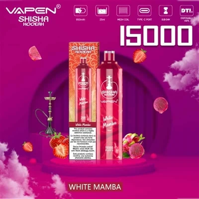 VAPEN SHISHA HOOKAH 15000: Rokok-E-Berkapasiti Tinggi yang Meletakkan Pengala...
