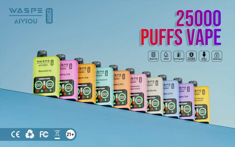 Wholesale-WASPE-25000-PUFFS-Dual-Mesh-Disposable-Vape-Pen-with-LCD-Display-25ml-0-2-5-Nicotine-Options-WASPE Aiviou 25000 Wholesale-WASPE-25000-PUFFS-Dual-Mesh-Disposable-Vape-Pen-with-LCD-Display-25ml-0-2-5-Nicotine-Options-WASPE Aiviou 25000