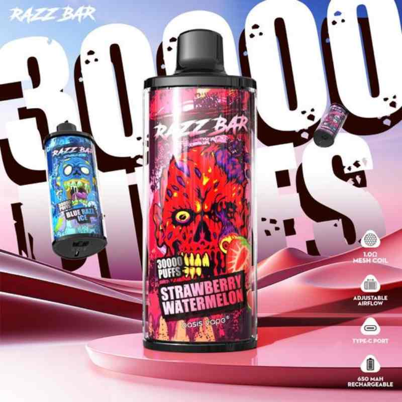 Nicotine-Salts-Europe-30000-Puffs-Razz-Bar-EU-Warehouser-Oil-E-Cigarettes-Puff-Original-Factory-Vape-ManufactureRAZZ BAR 30000 Nicotine-Salts-Europe-30000-Puffs-Razz-Bar-EU-Warehouser-Oil-E-Cigarettes-Puff-Original-Factory-Vape-ManufactureRAZZ BAR 30000