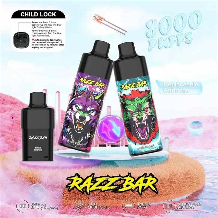 RAZZ BAR 8000 Sedutan
