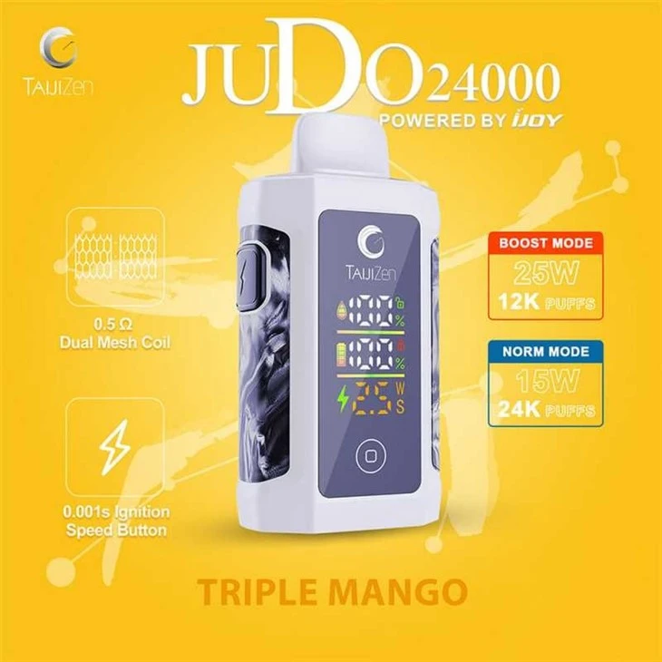 TaiJiZen JUDO 24K PUFF VAPE TaiJiZen JUDO 24K PUFF VAPE
